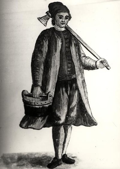 A Worker from the Venetian Arsenal by Jan van Grevenbroeck