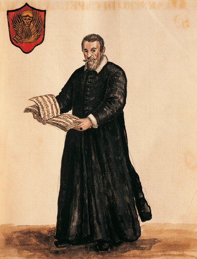 Portrait of Italian Composer Claudio Monteverdi by Jan van Grevenbroeck