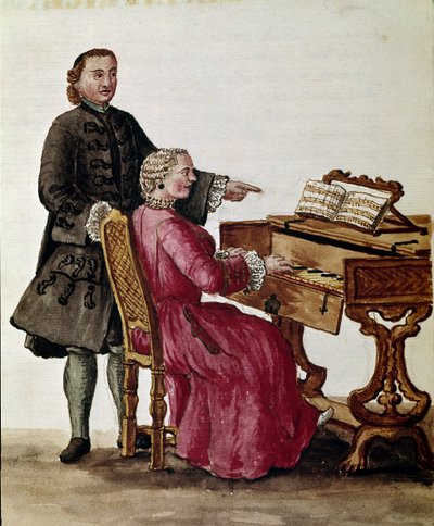 The singer by Jan van Grevenbroeck