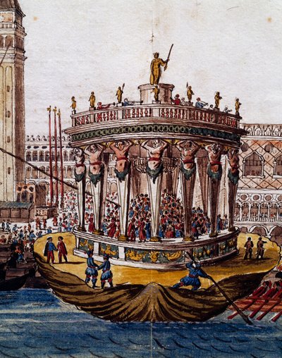 World Theatre, Tournament in Venice by Brotherhood of Knights of Garter by Jan van Grevenbroeck