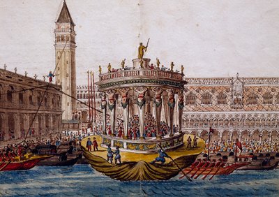 World theatre, tournament in Venice by Brotherhood of Knights of Garter by Jan van Grevenbroeck