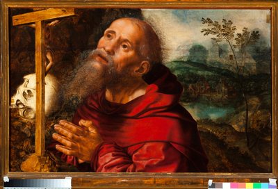 Representation of Saint Jerome by Jan van Hemessen