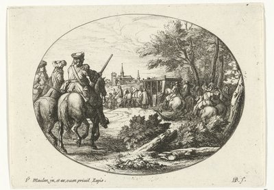 Siege of a City (series title: Military Representations from the Life of Louis XIV, King of France) by Jan van Huchtenburg