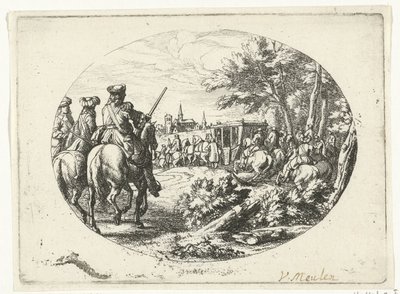 Siege of a City (Military Representations from the Life of Louis XIV, King of France series) by Jan van Huchtenburg