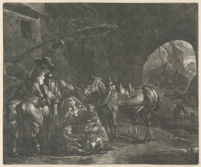 The Mother of Two Children by Jan van Huchtenburg
