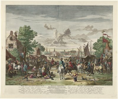 Horse Market, ca. 1702 by Jan van Huchtenburg