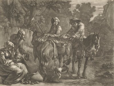 Pillagers, Robbing a Farmer and His Wife by Jan van Huchtenburg