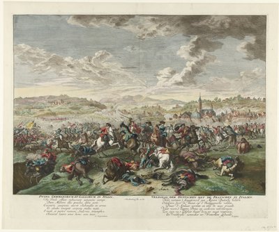 Cavalry Battle in Northern Italy, ca. 1702-1703 by Jan van Huchtenburg