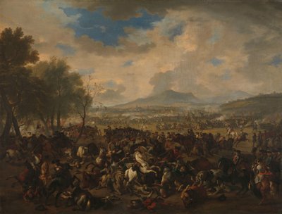The Battle of Ramillies between the French and the Allied Powers, 23 May 1706 by Jan van Huchtenburg