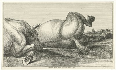 Two Fallen Horses (Fallen Horses series) by Jan van Huchtenburg