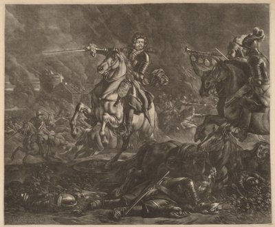 A General on Horseback (Charles of Lorraine) by Jan van Huchtenburgh