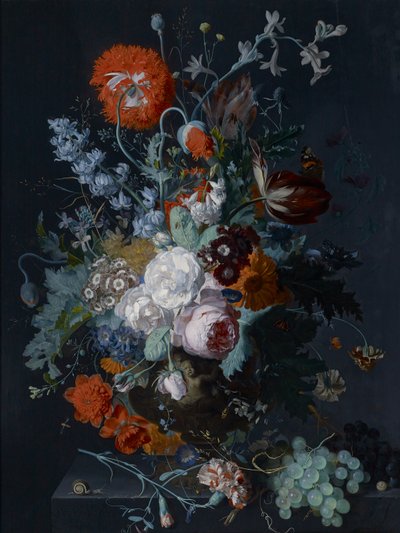 Still Life of Flowers and Fruit, c.1715 by Jan van Huysum
