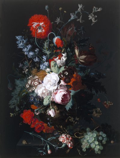 Still Life of Flowers and Fruit by Jan van Huysum