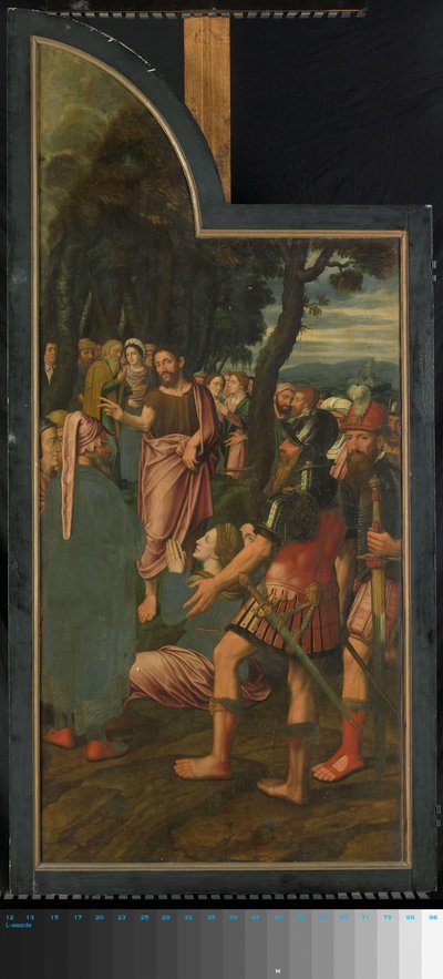 Triptych with Scenes from the Life of St John the Baptist, Left Panel by Jan van II Coninxloo