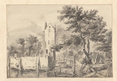 View of Kostverloren Manor on the Amstel by Jan van Kessel