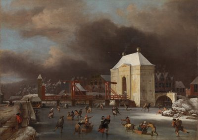 View of the Heiligewegspoort in Amsterdam by Jan van Kessel the Elder