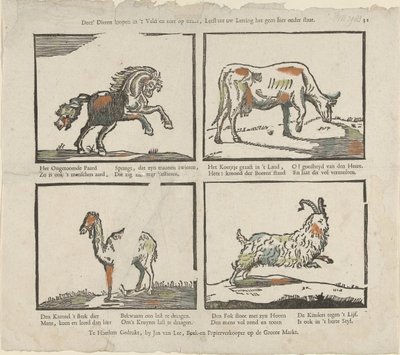 These Animals Walk in the Field and Not on the Street, Read for Your Learning What is Written Below by Jan van Lee
