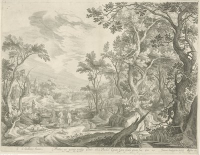 Jacob and the Men of Haran at the Well by Jan van Londerseel