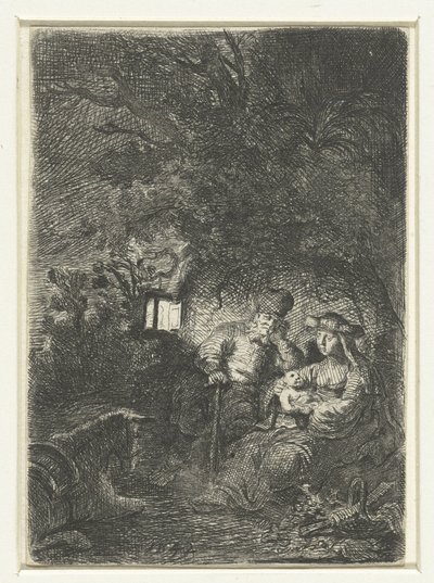 Rest on the Flight into Egypt by Jan van Noordt