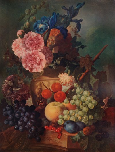 Ornamental Vase of Flowers and Fruit, c1798, 1938 by Jan van Os