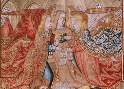 Flemish tapestry. Series Episodes from the Life of the Virgin; Presentation at the Temple by Jan van Roome