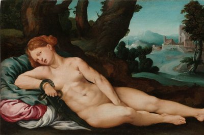 The Dying Cleopatra by Jan van Scorel (attributed to)