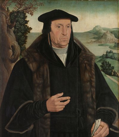 Portrait of Cornelis Aerentsz van der Dussen (1481-1556) by Jan van Scorel (copy after)