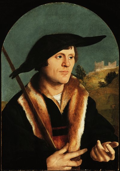 A Pilgrim, c.1530-40 by Jan van Scorel