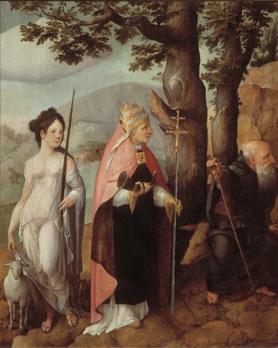 The Patrons of the Van Lokhorst Family by Jan van Scorel