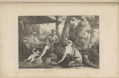 Adam and Eve after the Expulsion from Paradise by Jan van Troyen