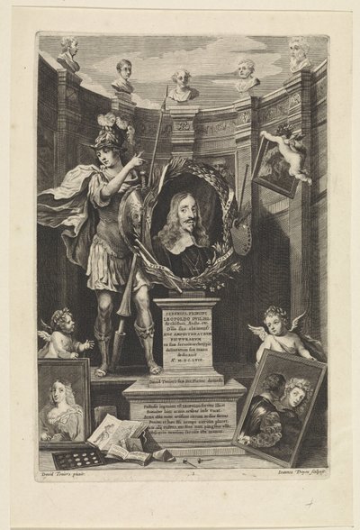 Portrait of Archduke Leopold Wilhelm of Austria as an Art Collector (Theatrum Pictorium) by Jan van Troyen