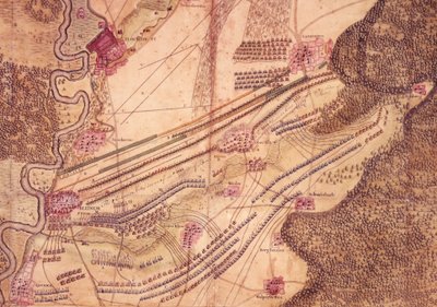 Plan of the Battle of Blenheim by Jan van Vianen