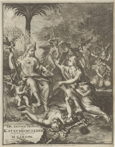 Title Page for: M. Gargon, The Only Comfort, 1713 by Jan van Vianen