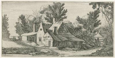 Landscape with Farms by Jan van de Velde (II) (manner of)