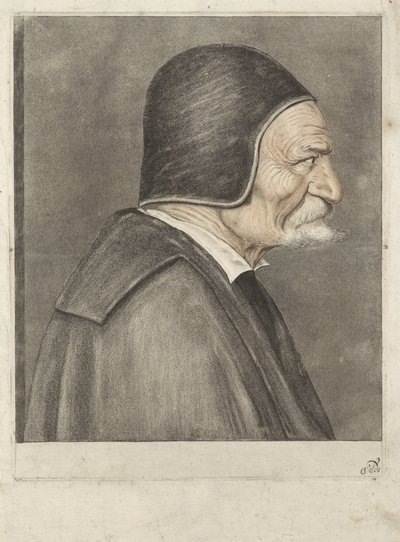 Bust of an Old Man, Facing Right by Jan van de Velde (IV)