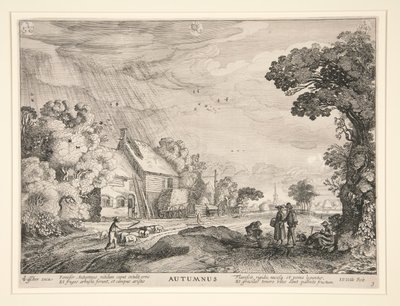 Autumn, from a Series of the Four Seasons by Jan van de Velde II