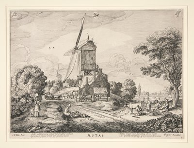 Summer, from a series of the four seasons by Jan van de Velde II