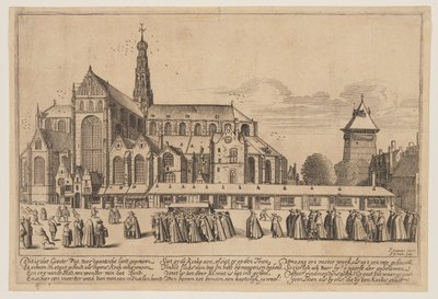 The Church of St Bavo in Haarlem by Jan van de Velde II