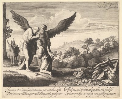Tobias Blessed by Blind Tobit, 1620-41 by Jan van de Velde II