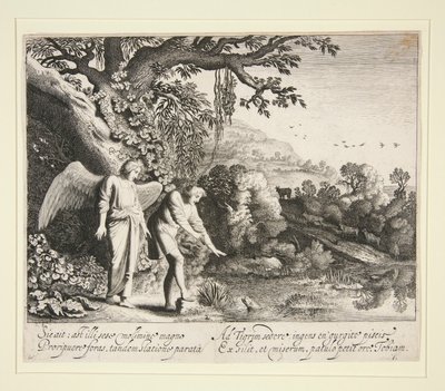 Tobias sees the Fish, from the Story of Tobias by Jan van de Velde II
