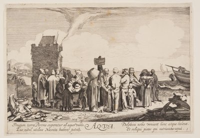 Water, from The Four Elements by Jan van de Velde II