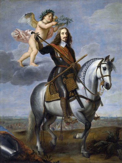 Equestrian Portrait of Archduke Leopold Wilhelm of Austria by Jan van den Hoecke