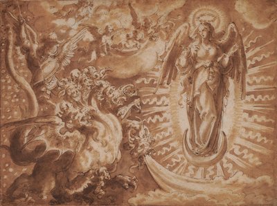 The Woman Clothed with the Sun by Jan van der Straet