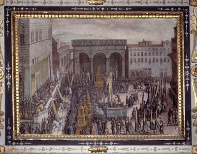 The Celebration of Flatteries in Florence by Jan van der Straet