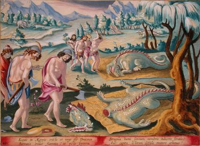 Decapitating Crocodiles, Plate 46 from 