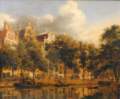 The Herengracht in Amsterdam, about 1668/1674 by Jan van der (manner of) Heyden