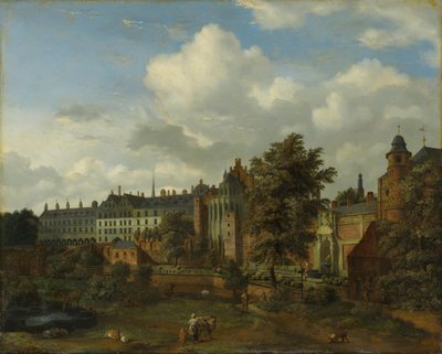The Old Palace in Brussels by Jan van der Heyden