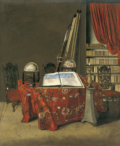 Corner of a Library by Jan van der Heyden