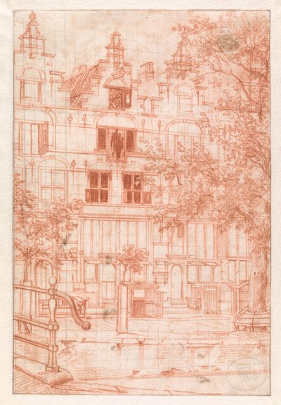 After a Fire on the Herengracht in 1683 by Jan van der Heyden