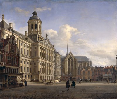 The New Town Hall, Amsterdam, 1668 by Jan van der Heyden